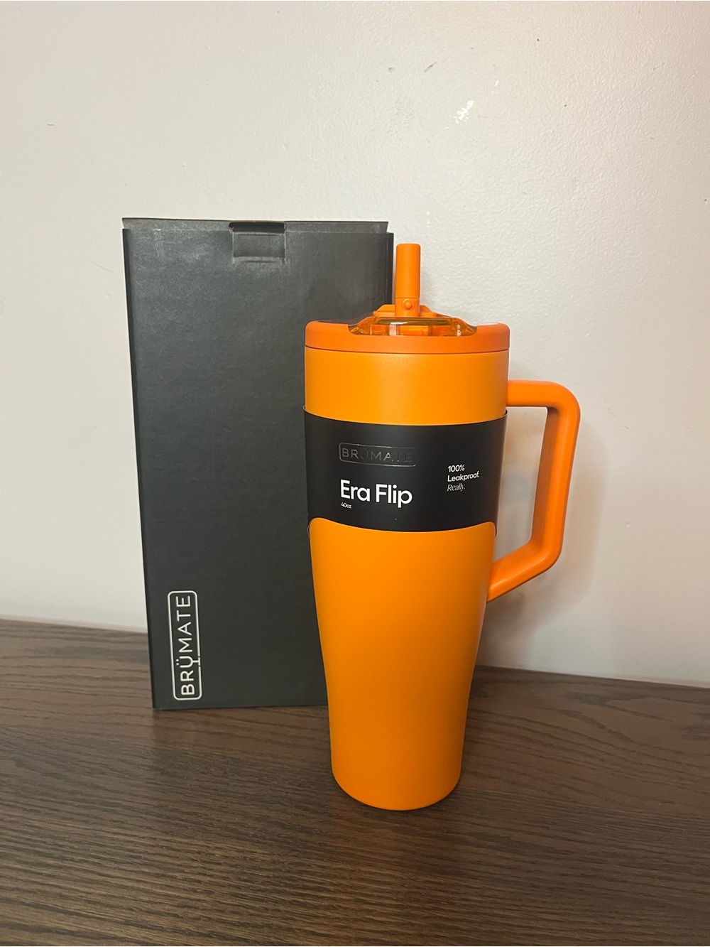 NEW Brumate 40oz Clementine Era Flip